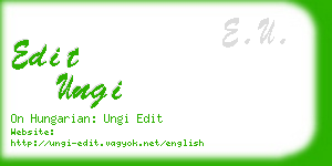 edit ungi business card